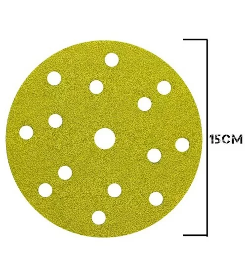 Dipoxy Exzenterschleifpapier Trocken 150mm | Staubfreies Schleifen