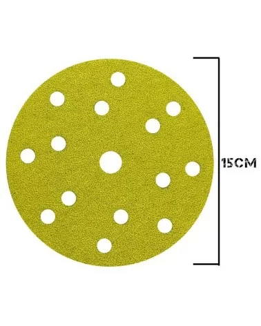Dipoxy Exzenterschleifpapier Trocken 150mm | Staubfreies Schleifen