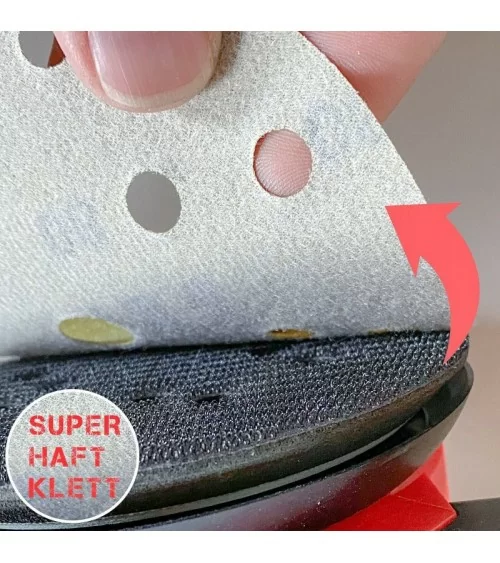 Dipoxy Exzenterschleifpapier Trocken 150mm | Staubfreies Schleifen