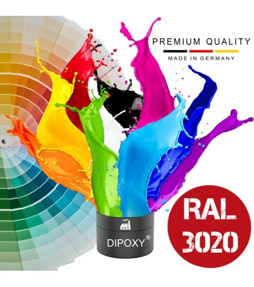 Dipoxy Epoxidharz Pigment RAL 3020 | Hohe Pigmentierung