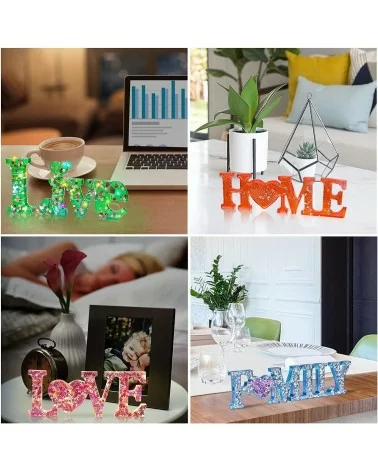 Silikon Giessform | Live, Love, Family, Home